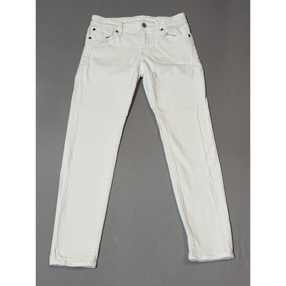 Denim & Supply Ralph Lauren Skinny Crop Jeans Women's 27 White Stretch Denim